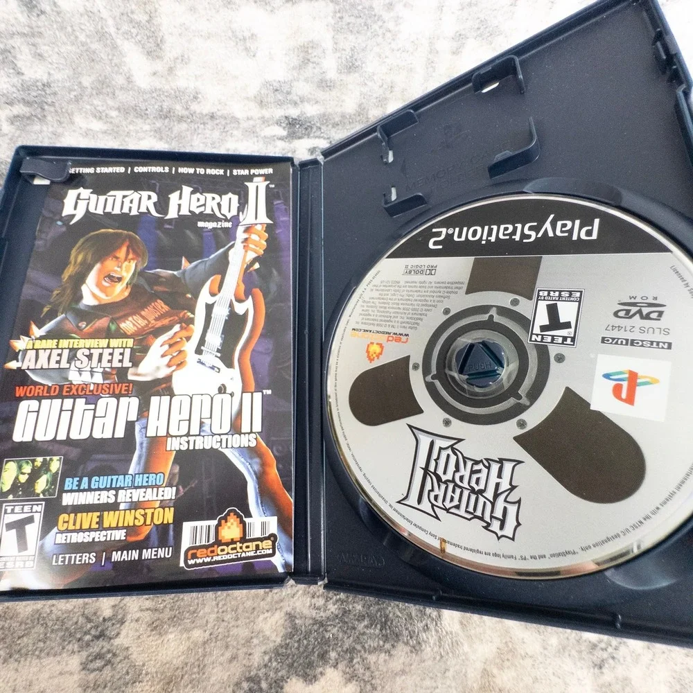 Guitar Hero II 2 PS2 PlayStation 2 Music Rhythm Rock Harmonix RedOctane 2006